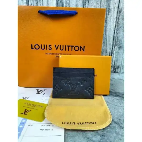 CARD HOLDER DOMPET KARTU LOUIS VUITTON LV LV8002 MONO EMBOSS