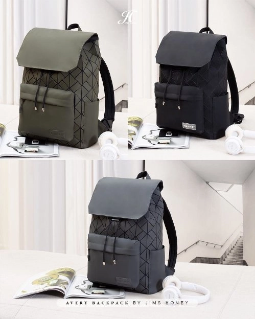 avery backpack jims honey ukuran 29x13x39