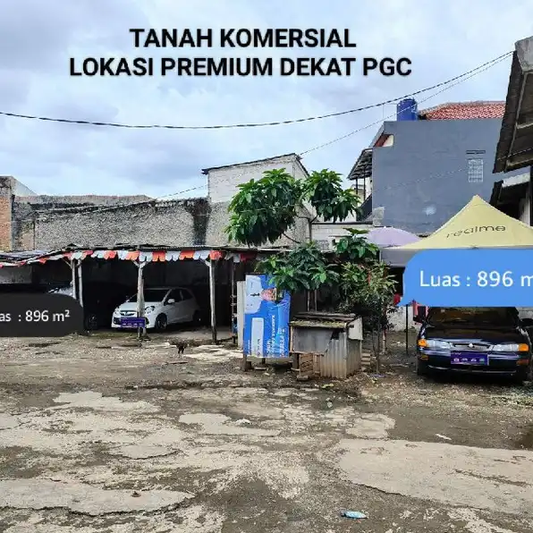 DIJUAL MURAH TANAH SHM Luas 896 m² Di Cililitan Kecil Kramat Jati Jakarta Timur 