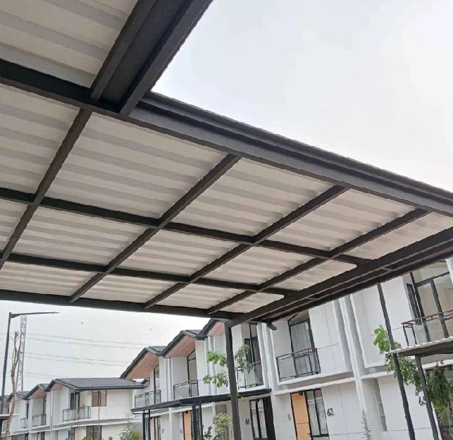 Canopy minimalis atap alderon double layer 