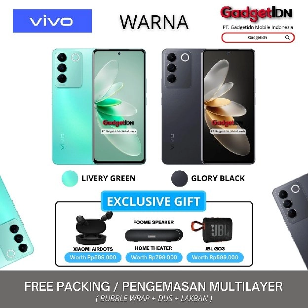 VIVO V27E 4G NFC 12/256GB 8/256 ( +8GB EXTENDED RAM ) VIVO V27 E GARANSI RESMI VIVO