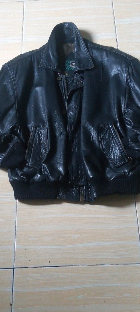 JAKET KULIT BOMBER IMPORT