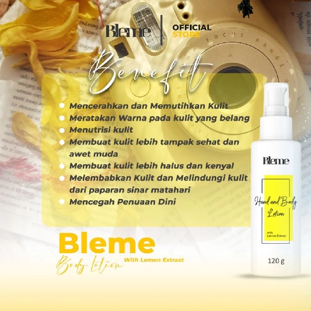 Bleme Whitening Body Lotion With Lemon Extract 120 gr