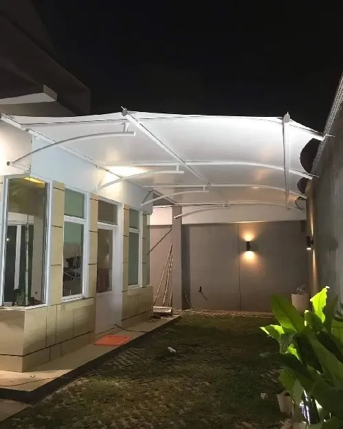 pemasangan Canopy kain membrane premium terbaik bergaransi 