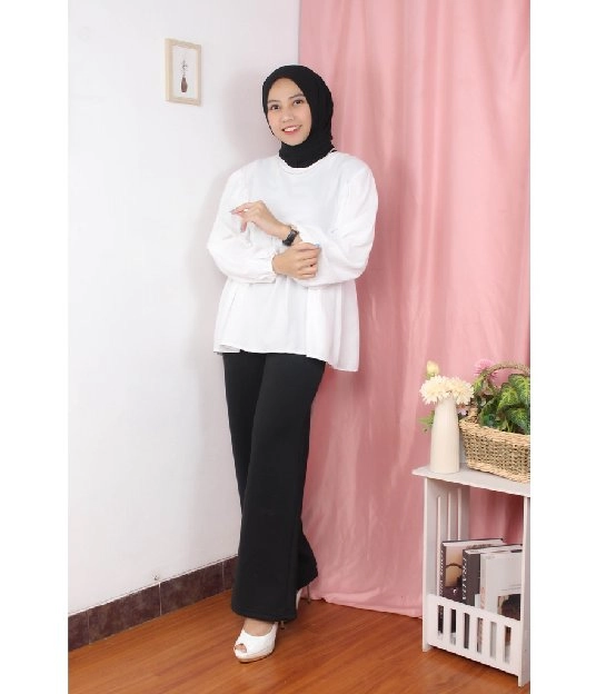 Baju Wanita Blouse Arrabele Plit Premium Quality