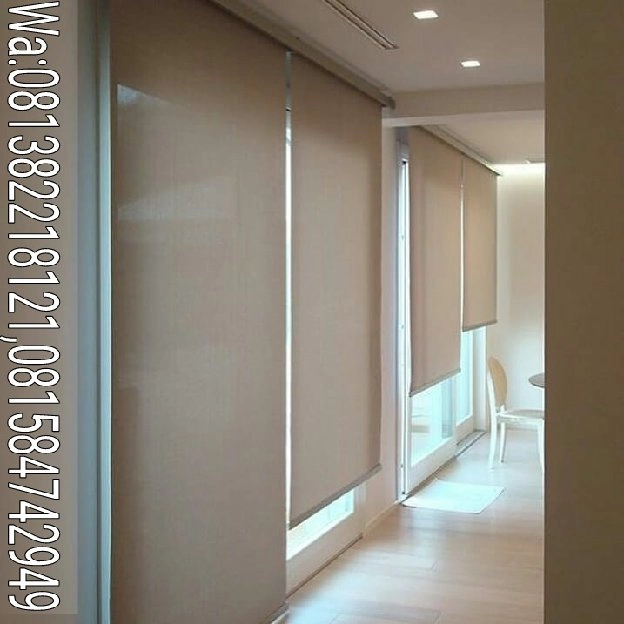 Rollerblind tirai gorden gordyn apik natural