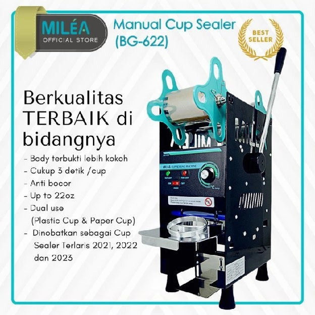 Cup Sealer Milea BG-622 / Penyegel Gelas Minuman