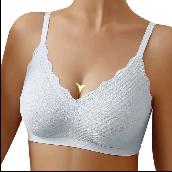 Breathable seamless bra 