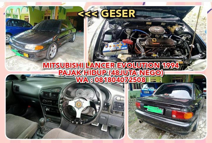 JUAL MURAH MOBIL LANCER EVOLUTION 1994, GREAT COROLLA 1995, HONDA HRV S MATIC 2015.WA: 081804072508