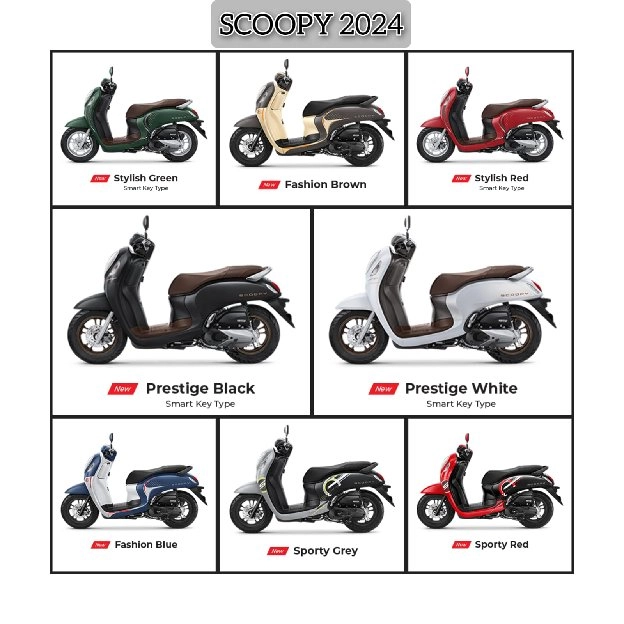 Honda Scoopy 2024 Melayani Cash/Kredit😉