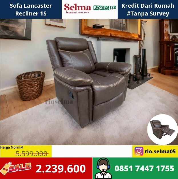 Sofa Lancaster Recliner 1S