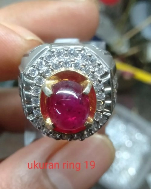 RUBY BURMA asli bersertifikat 