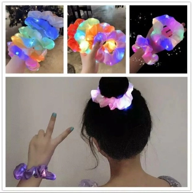 Ikat Rambut LED Korea Hair Band Style Korean Nyala Lampu Konser Party