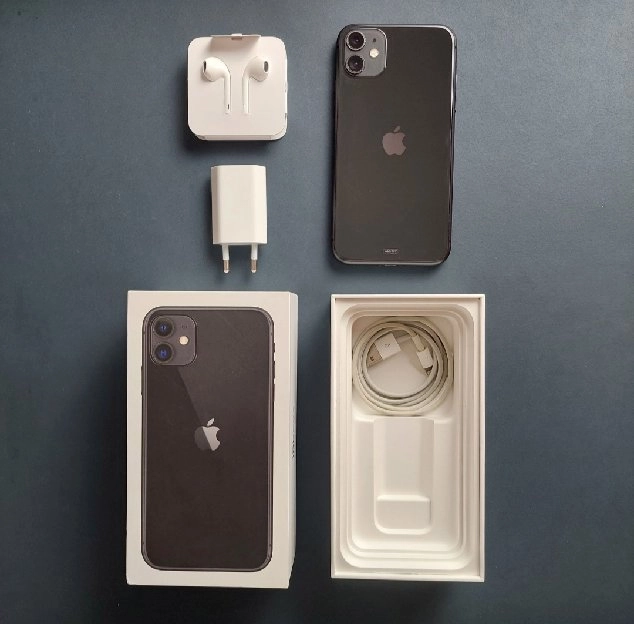 IPHONE 11 BLACK 64GB EX GARANSI RESMI IBOX