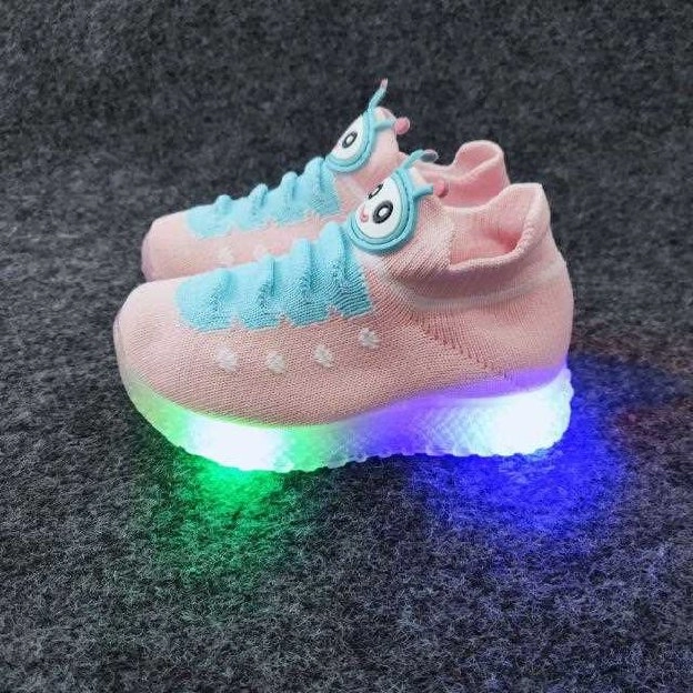 sepatu anak cute Kartun lampu sepatu LED J019