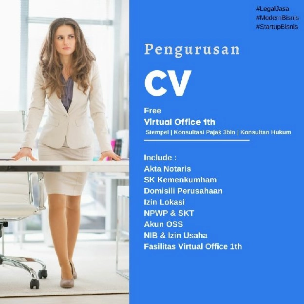 Jasa Legalitas Pendirian PT / CV & Legal Perizinan Usaha