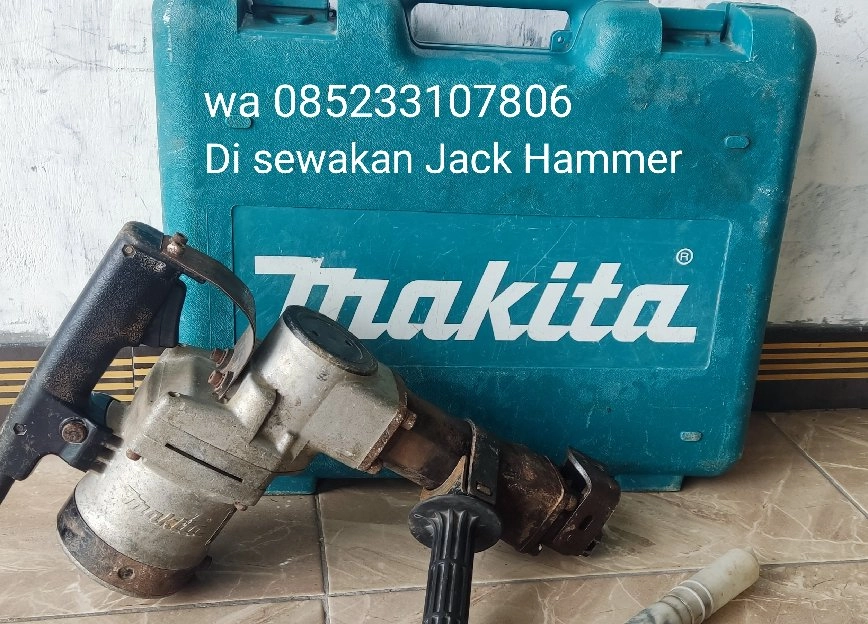 alat Renovasi Rumah disewakan Jack Hammer bor bobok beton hub wa 085233107806