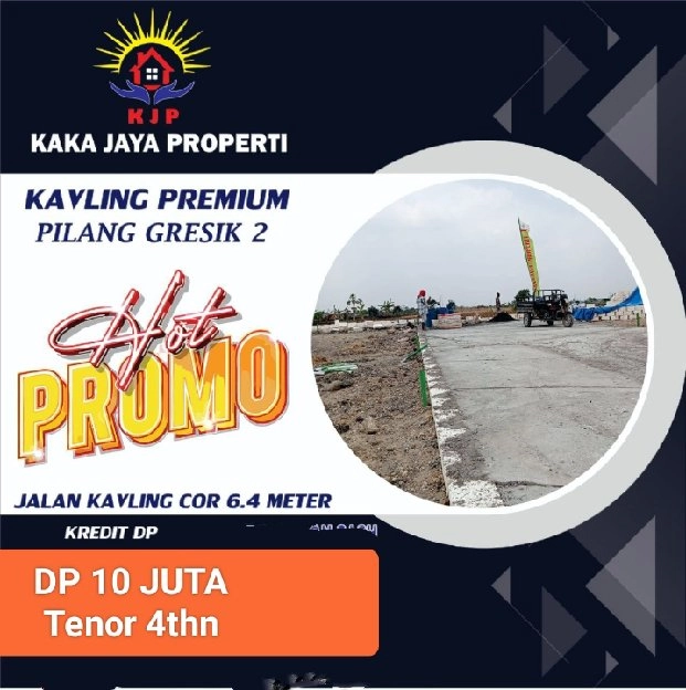 Kavling Premium.KJP Pilang Asri 2 Menganti Promo.DP 10jt 