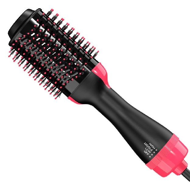 one step brush hairdryer and styler (sisir pengering, pelurus & curly rambut elektrik 4in1)