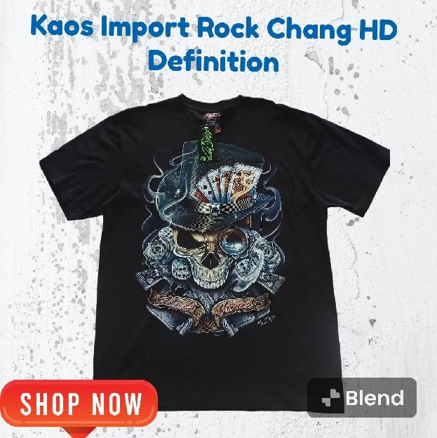 Kaos Rock Chang Skull Card