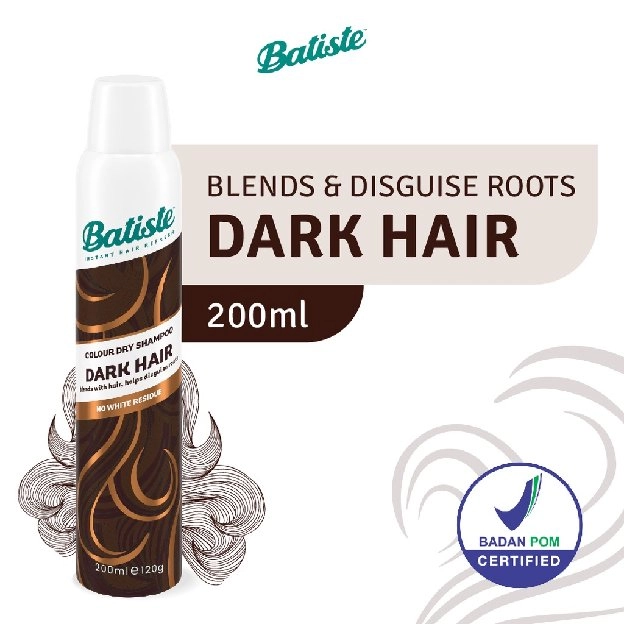 BATISTE Dry Shampoo - Shampo Kering Perawatan Penyegar Pembersih Rambut Lepek Berminyak Kotor