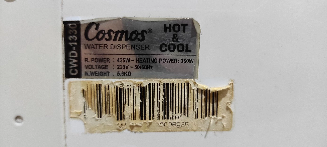 Dispenser Cosmos CWD-1330 hot & cold, bekas