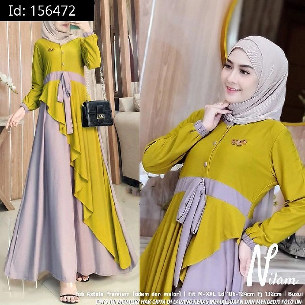 RRG GAMIS WANITA DRESS NILAM