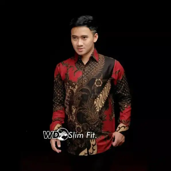 Kemeja Batik Pria Dewasa Big Size Jumbo Lengan Panjang M-10xl