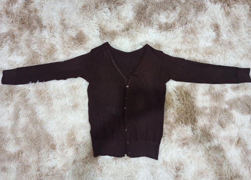 Cardigan Cokelat