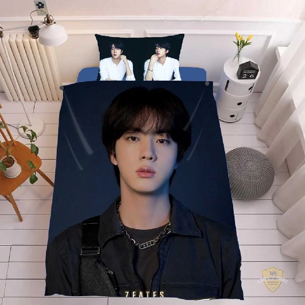 SELIMUT BTS BISA CUSTOM GAMBAR dan SARUNG BANTAL BTS