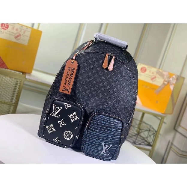 Tas ransel backpack lv louis vuitton voyage