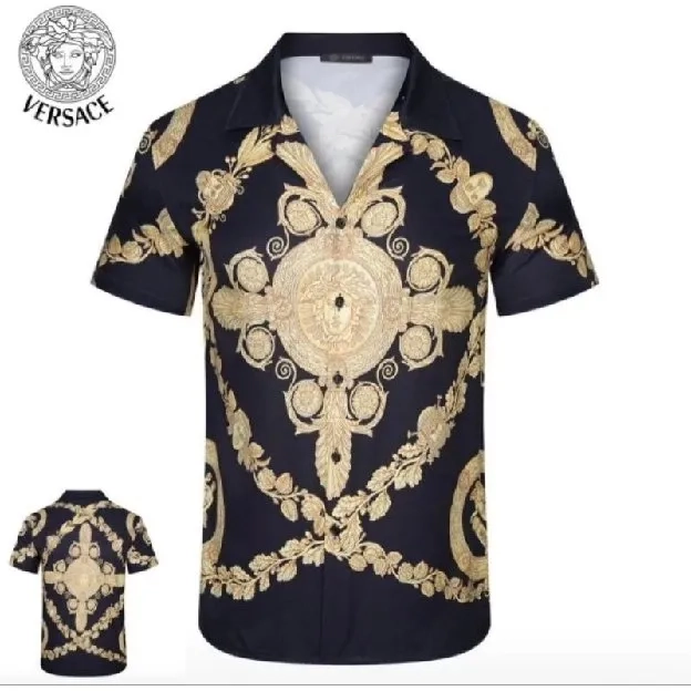 KEMEJA PENDEK BRANDED PRIA VERSACE 8199