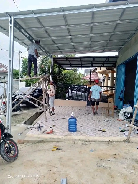 kanopi baja ringan cocok untuk semua tipe rumah'