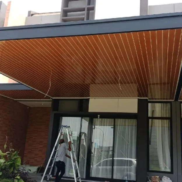 pemasangan Canopy alderon + plavon pvc minimalis premium terbaik bergaransi 100%