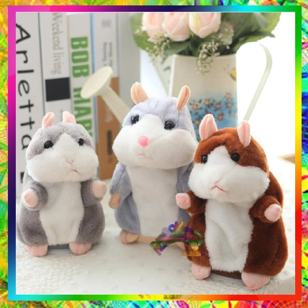 Talking Hamster Toys Mainan Anak Bisa Bicara Boneka Peniru Suara Mainan Bayi mainan dancing kaktus