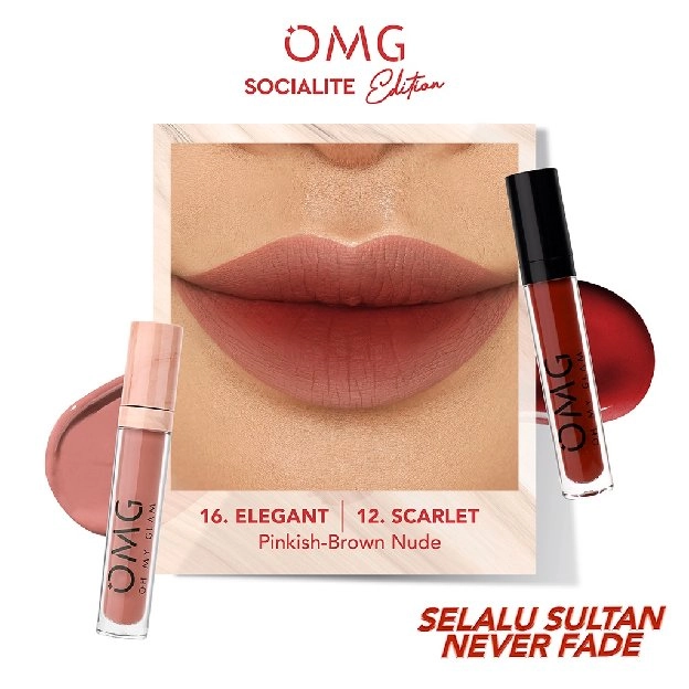 Paket Ombre Lips OMG | Lipcream OMG Ombre Coffee Edition| Lipcream OMG | Ombre OMG Lip Cream | Ombre