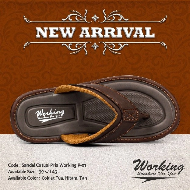 Sandal casual Pria