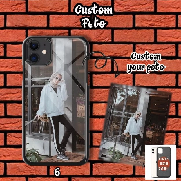 Custom hardcase 2d glossy custom OPPO VIVO SAMSUNG XIAOMI