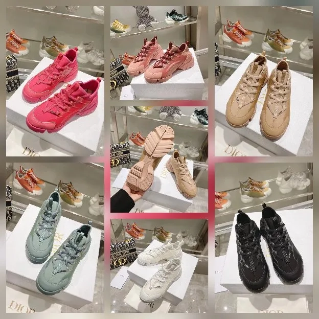 Sepatu sneakers wanita dior