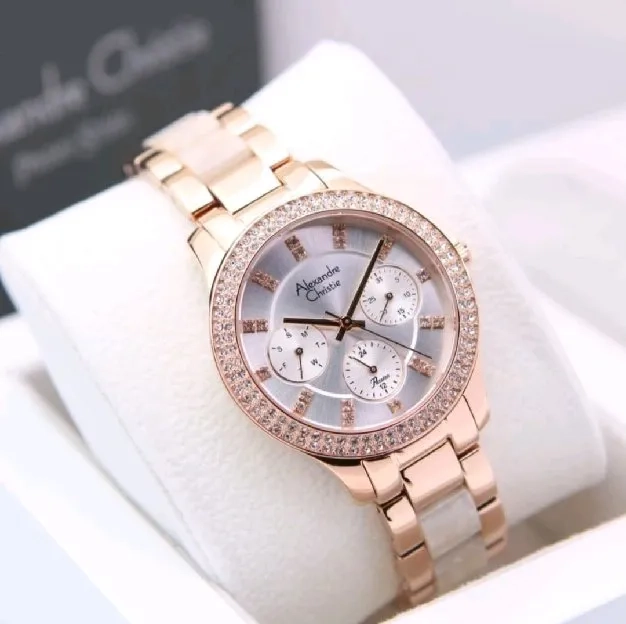 Ready!Jam tangan Alexandre Christie Wanita AC 2914 BF