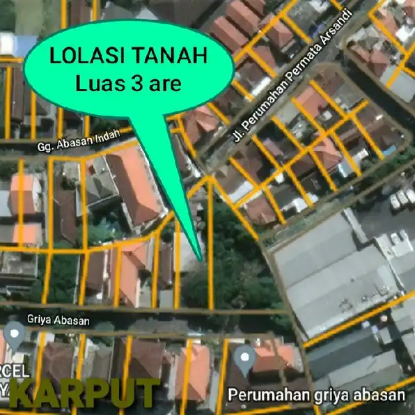 Dijual 3 are, Jl. Gunung Patas Gunung Salak Padangsambian KLOD Denpasar