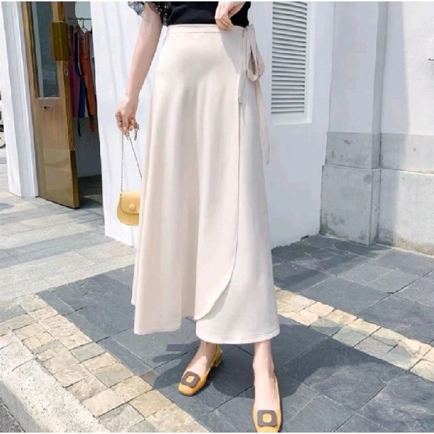 rok layer shakila / Skirt polos tali samping