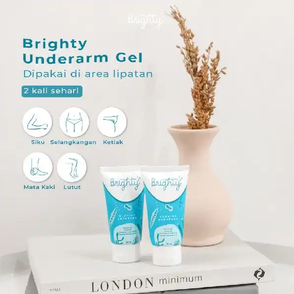 Brighty Glowing Underarm Pemutih Ketiak Memutihkan ketiak Original BPOM