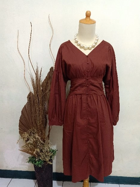 Dress Brown Cantik