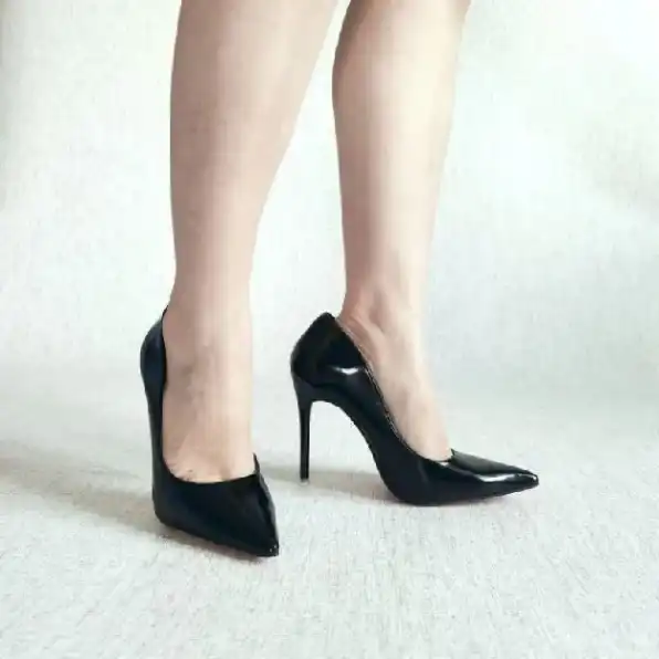 Sepatu pantofel stiletto heels doff