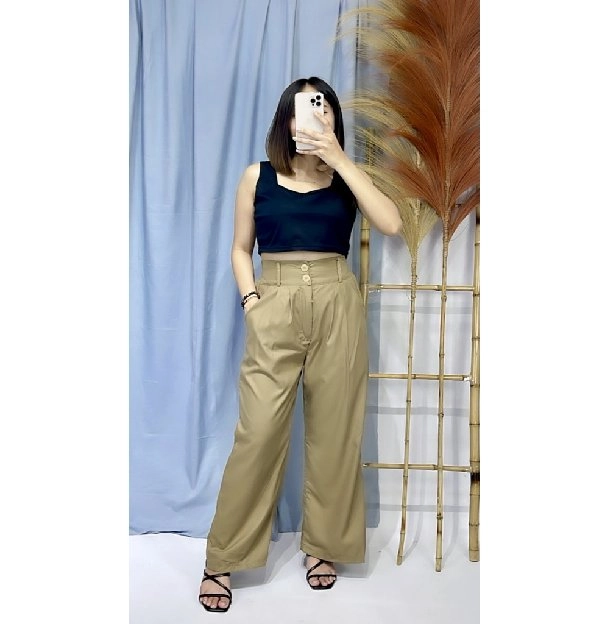 Celana Wanita Loose Pants Halus