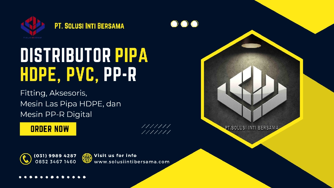 Distributor Pipa PPR, PVC, HDPE, Fitting dan Mesin Penyambung Pipa Bogor