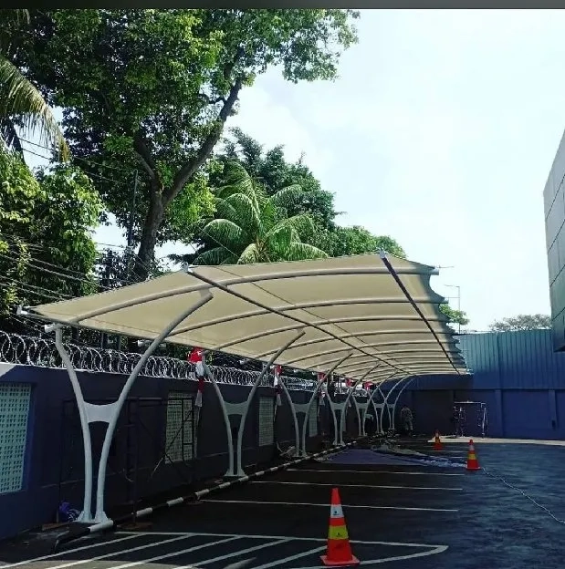 pemasangan Canopy kain membrane terbaik bergaransi 