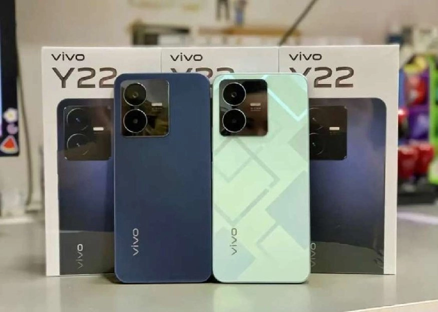 VIVO Y22 4+4/64 GB ( SEGEL BOX + GARANSI RESMI )