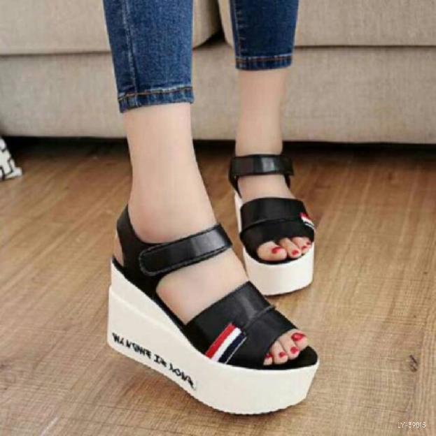 Wedges Wanita Flags 36-40